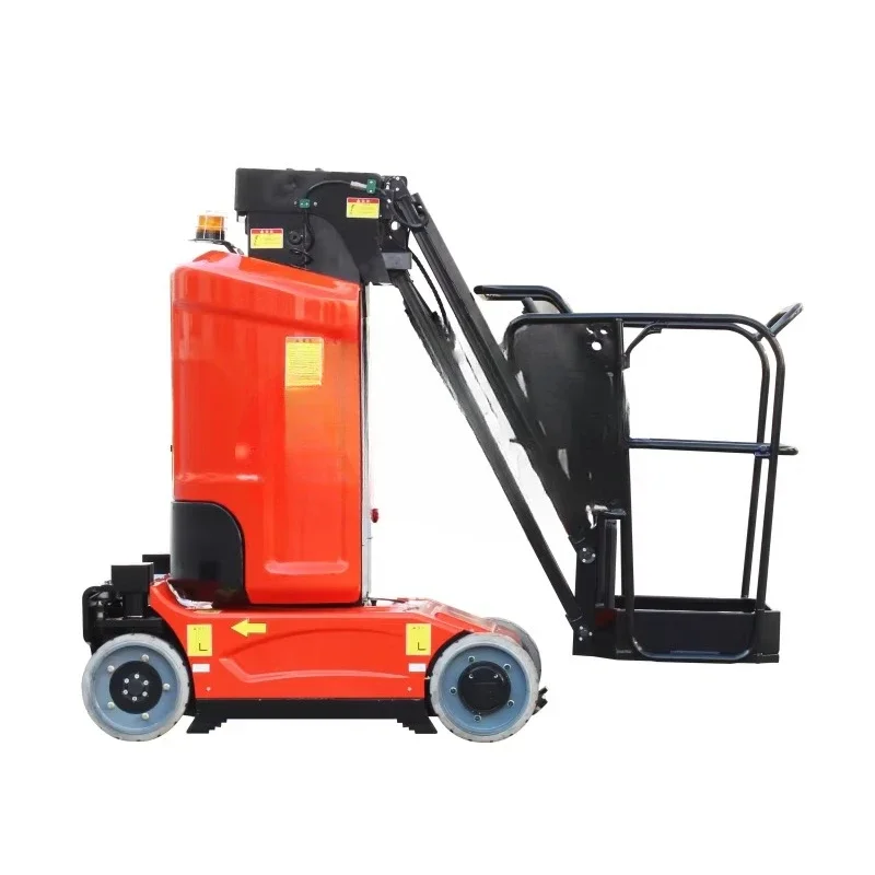 11.2m hydraulic high altitude lifting platform 200kg load telescopic mast boom lift