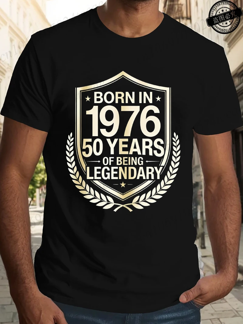Men's T-shirts Tops Birthday 30th,40th~80th Gift Born in 1986 40 Years of Being Awesome Graphics Tops for Women Men Clothing