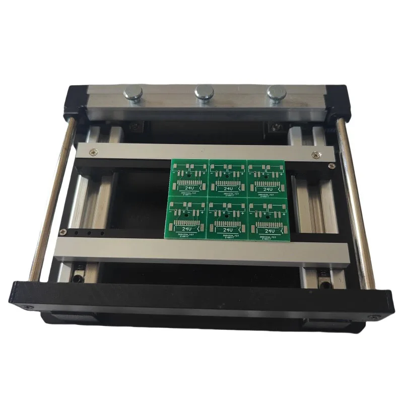 PCB Steel Mesh Solder Paste Printing Table Steel Sheet SMT Solder Paste Printing Manual Small Micro Screen Printing Machine