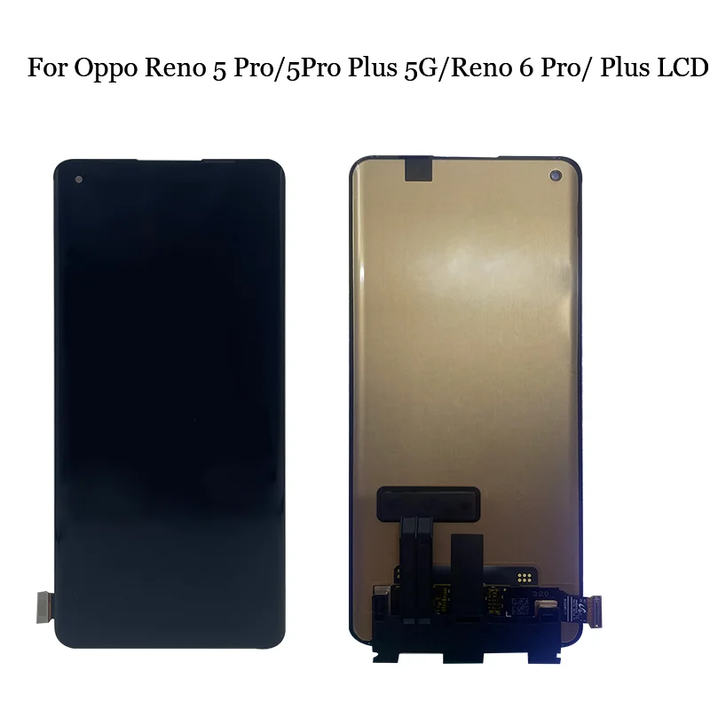 Original Amoled For Oppo Reno 5 Pro /5Pro Plus 5G CPH2201 LCD Display Screen Touch For Reno 6 Pro/ Plus (Snapdragon) CPH2247/49