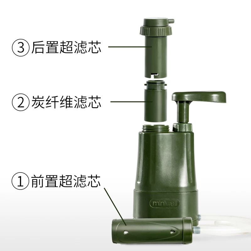 Emergency Water Purifier Outdoor Water Purifier Camping Adventure Drinking Ware Supplies