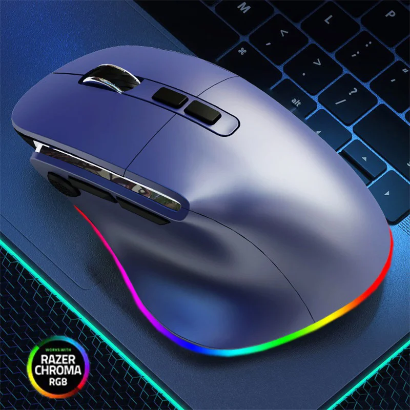 

Ergonomic Vertical Mouse Rechargeable 2.4G Wireless Bluetooth Mouse USB Optical Office RGB Gaming Mause For Laptop PC Computer