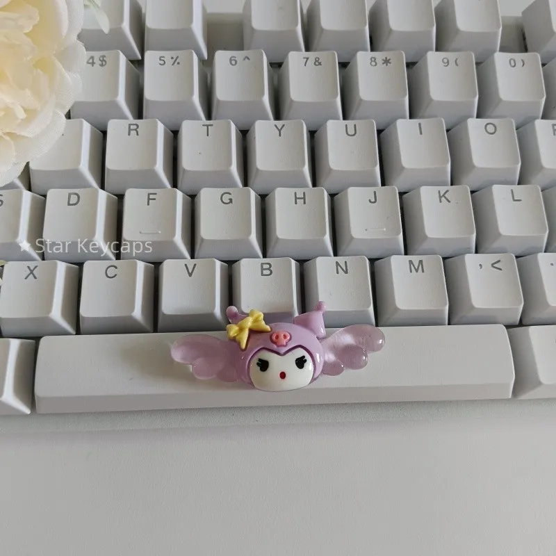 Cute Melody Kurumi Keycap Cherry Profile Personalizzato 6.25u Keycaps per tastiera meccanica Key Caps Regali per giocatori