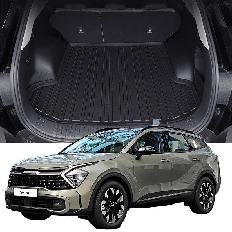 Upgrade TPE Car Rear Trunk Mats Storage Pads Cargo Tray Dustproof Waterproof Protecion Cushion For Kia Sportage 2007-2018