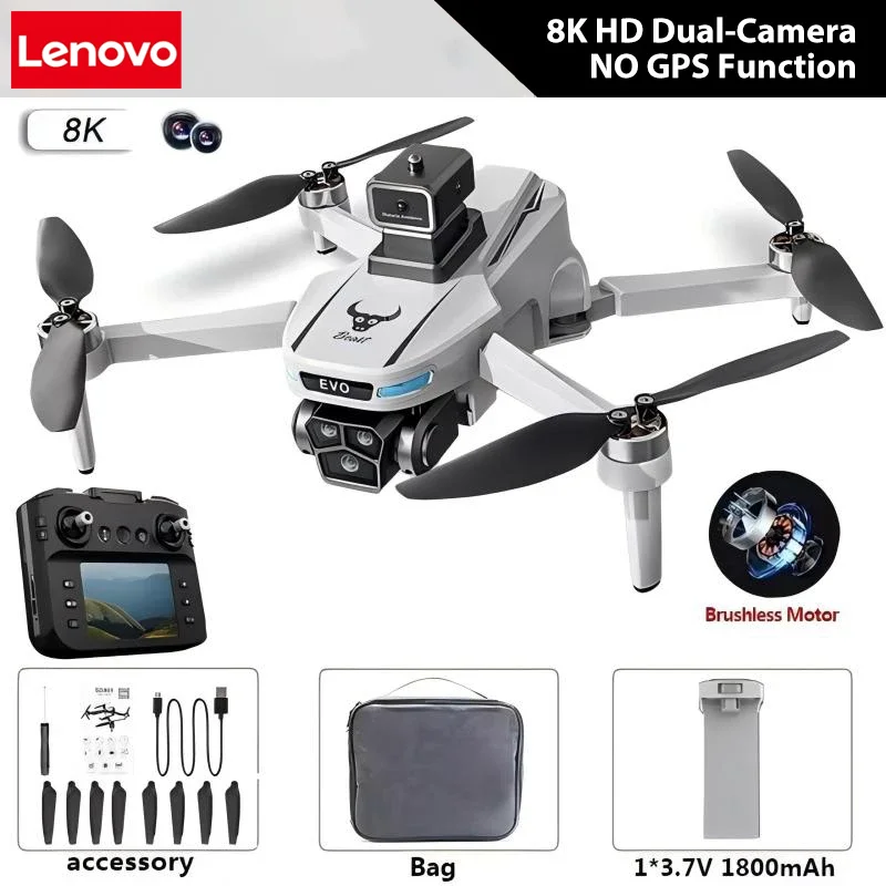 VIVO SG901 MAX GPS Drone Professioneel 8KHD Obstakelvermijdend met Groot Scherm Afstandsbediening Opvouwbare Borstelloze Drone 2025 NIEUW