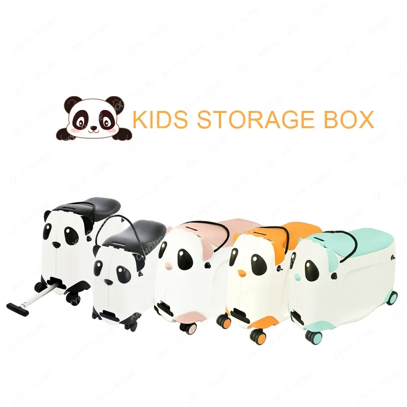 21 cal panda cartoon rideable dla dzieci walizka