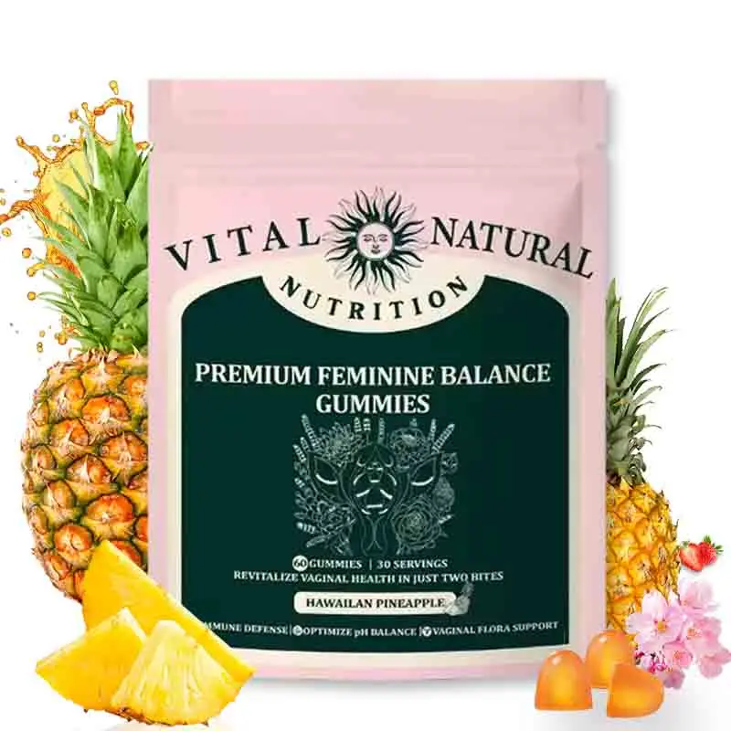 علكات التوازن الأنثوي الممتازة لدعم المناعة الصحية والعافية للنساء، تعزز المهبل الصحي 60 علكة #1