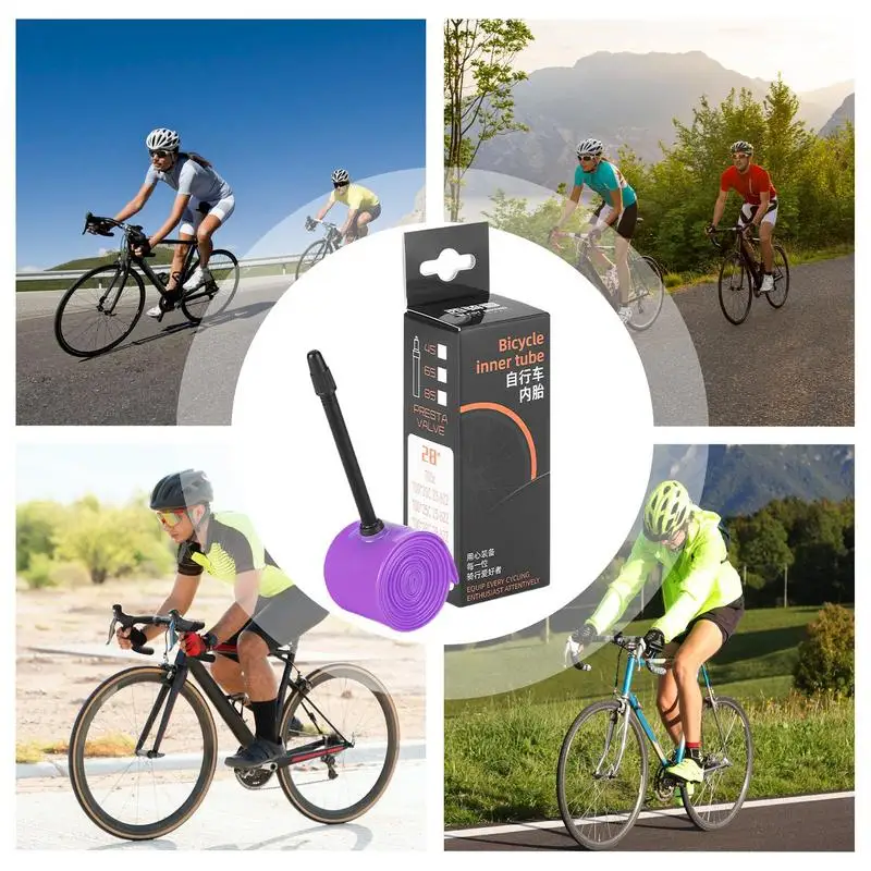 Inner Tube For Cycle 65mm Valve Inner Tube TPU Cycle Tube Lightweight Sealing Cycle Supplies Compact Portable Cycle Tire For image 4
