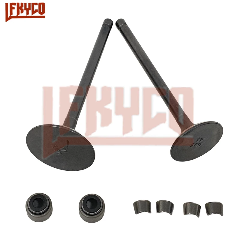 Motorcycle Engine Exhaust Valves Inlet Intake Stem Oil Seal Kit for Yamaha XT225 Serow TTR230 TW200 225 YP250 MAJESTY YP1 AG200