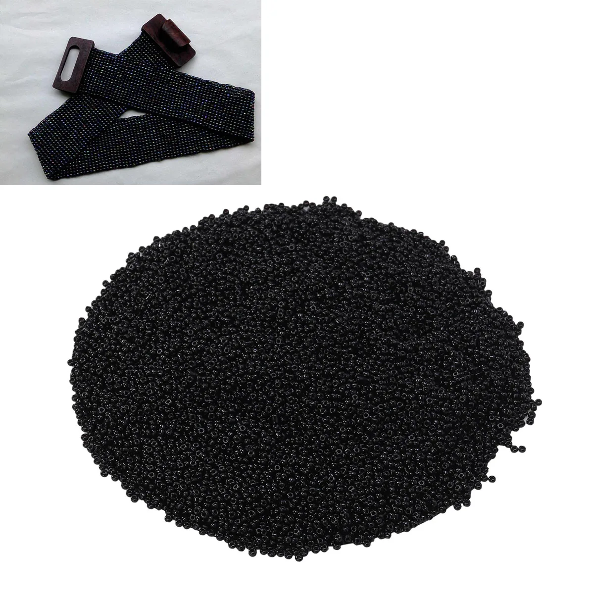 

15000pcs 3Mm Glass Seed 3Mm Black For Jewelry Making Diy Bracelet Necklace Craft Decor For Necklace Making Bracelet Glass Beads