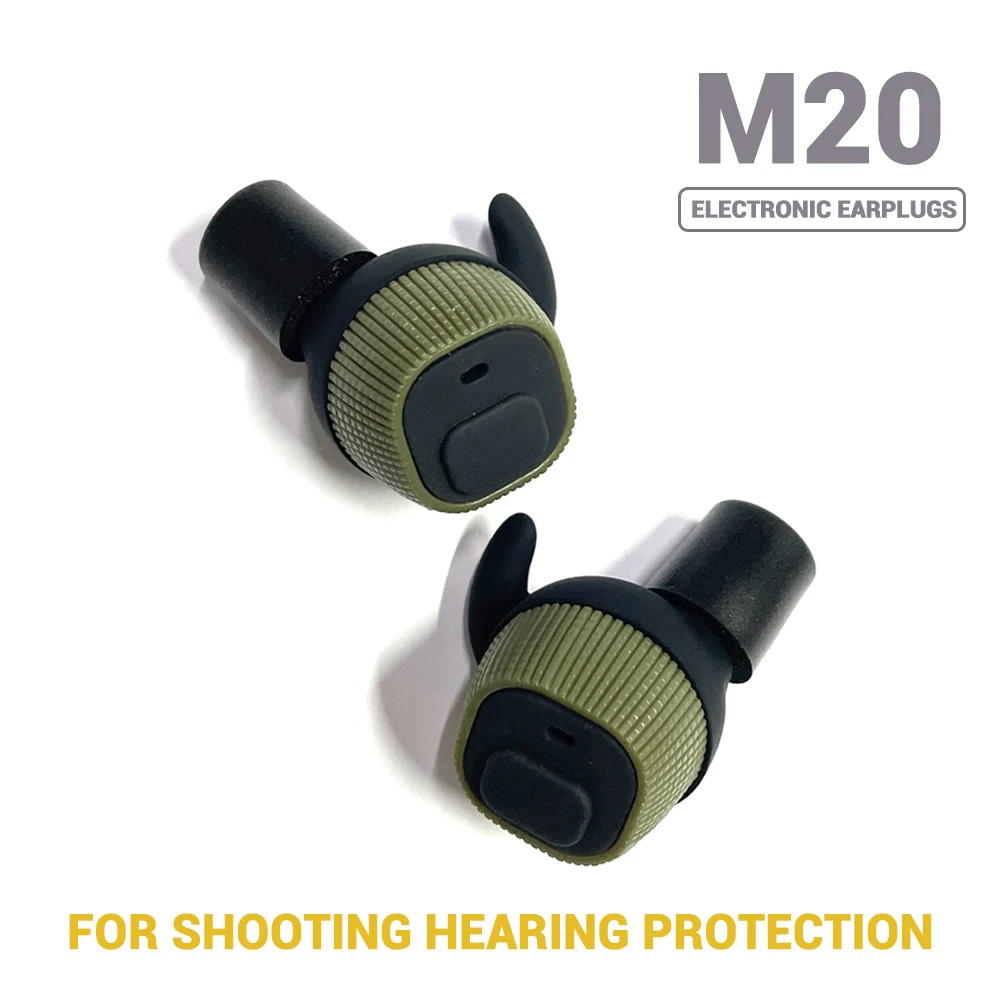 Original M20 MOD3 Tactical Headset Electronic Anti-noise Earplugs Noise-cancelling for Shooting Hearing Protection