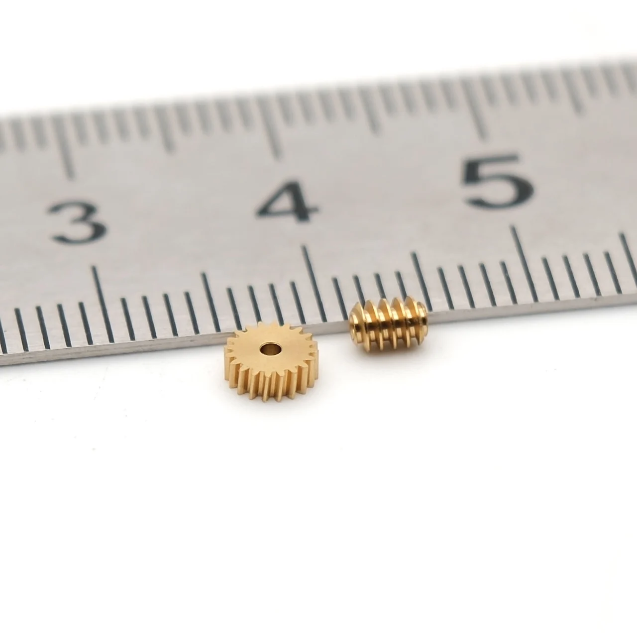 1:20 Micro Turbine Worm Gear 0.2 Module 20 Teeth Metal Wheel 1mm Automation And Micro Mechanical Components DIY