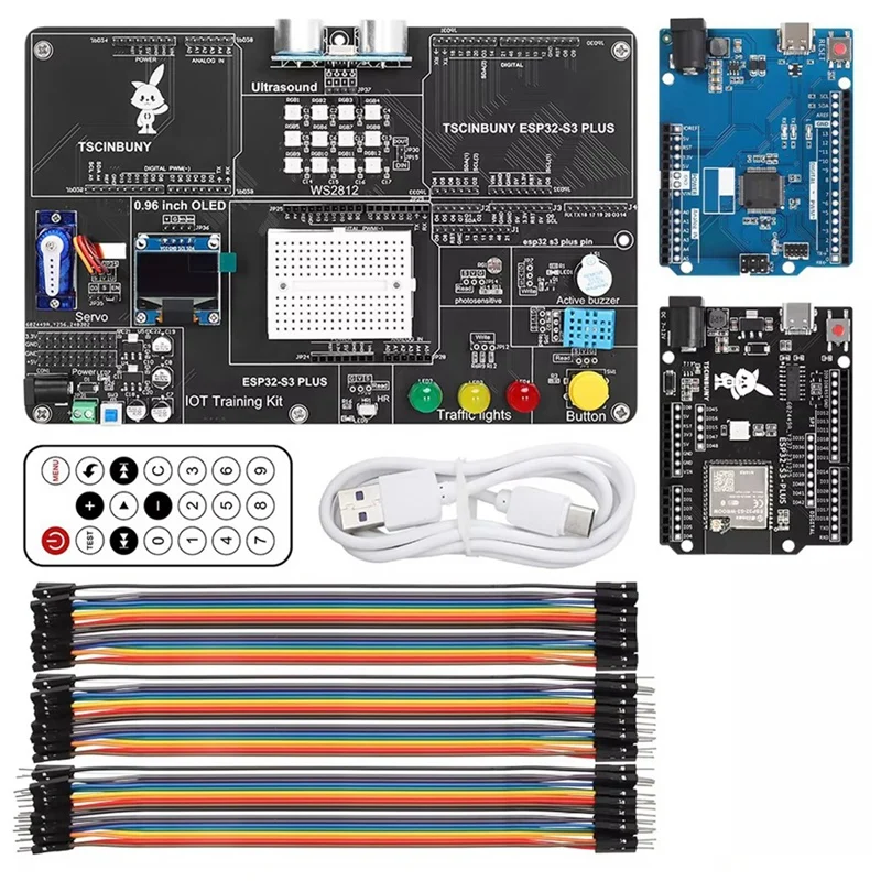 

TSCINBUNY Professional Complete Electronics Starter Kit For Arduino Programmable Iot Development ESP32 S3 PLUS Development Board