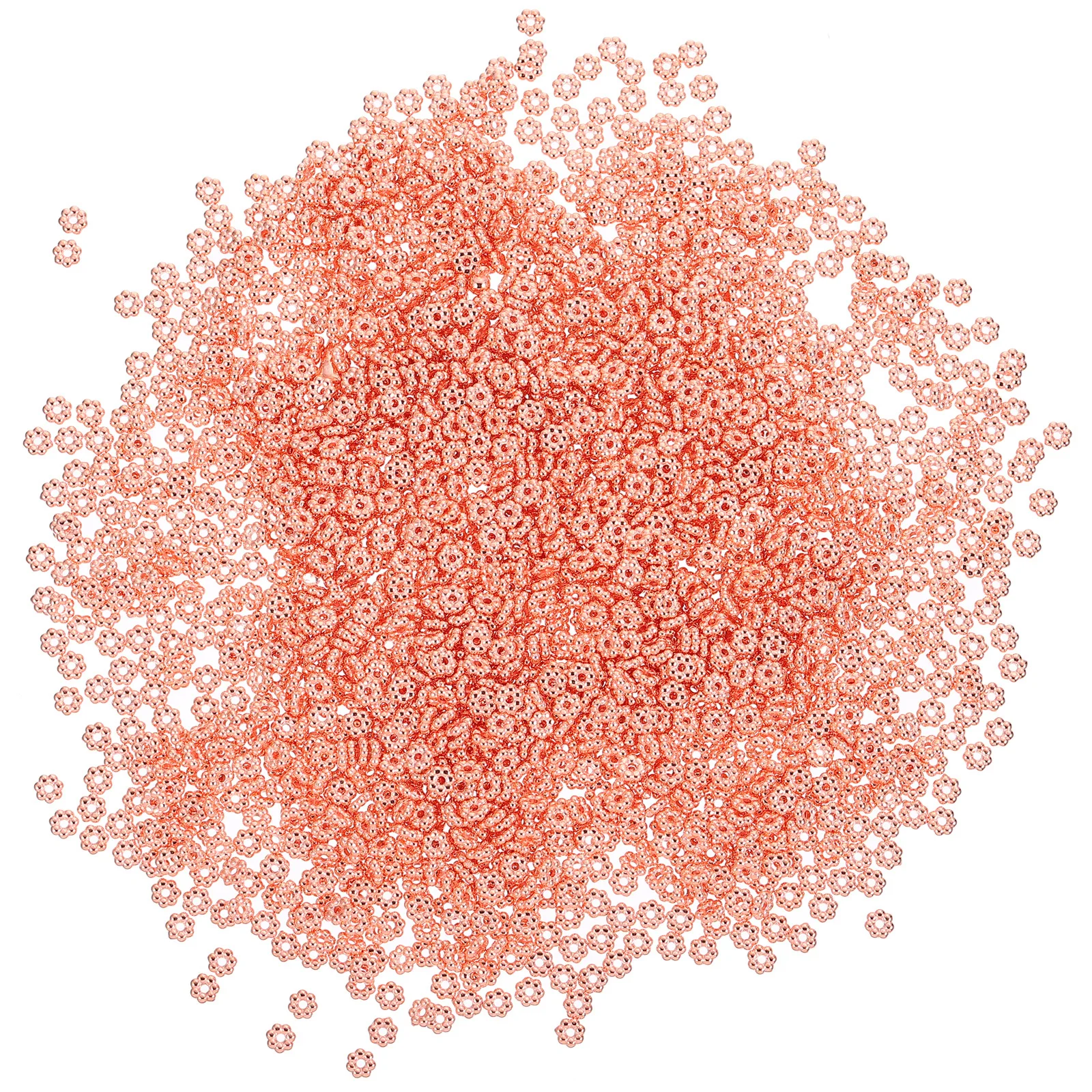 

2000Pcs Flower-Shaped Beads Plastic Creative Jewelry Making Accessories DIY Necklace Bracelet Decorative Beads