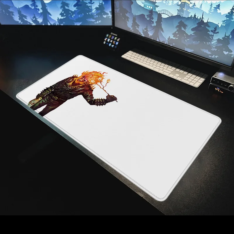 Esqueleto Mouse Pad para Gamer, Mouse Pad, Deskmat, Desk Mat, Acessórios De Jogos, Anime, Escritório, PC, Xl, 900x400