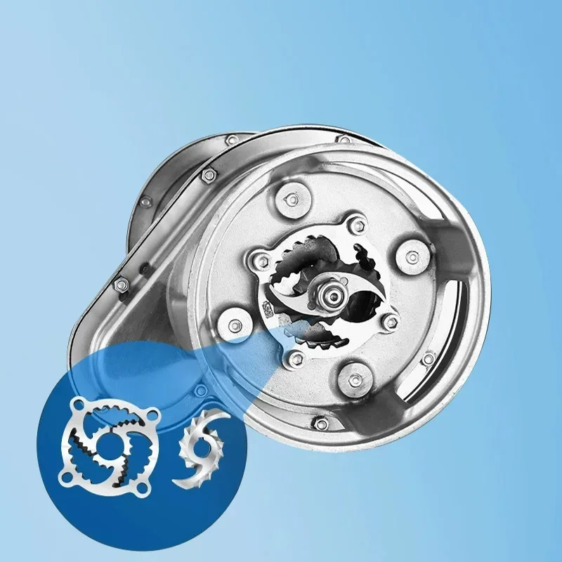 No-Flooding Pool Suction Pump; All-Steel, One-Piece, Clog-Resistant Suction; Pool Bottom Cleaner(Customized)
