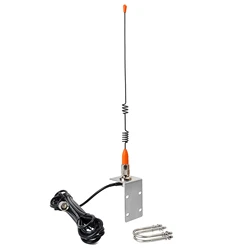 VHF Marine Antenna, 156-163Mhz Antennas with 16.4ft Coaxial Cable,U-bolts and L-bracket for Midland Uniden Icom Marine Radio