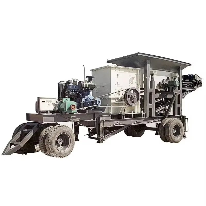 Large Capacity Mining Quarry Stone Crushing Machine Price Portable Stone Crushing Plant Mobile Rock Crusher for Mine Crushing