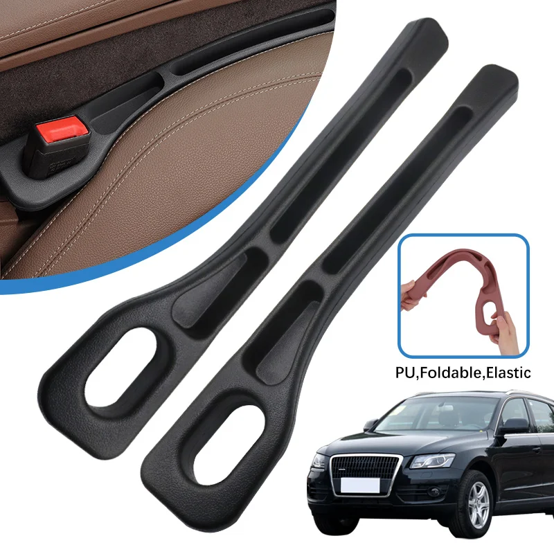 2X Car Seat Gap Filler Between Seats Crevice Decoration Interior Accessories  For Audi Q2 Q3 8U F3 Q5 8R FY Q7 4L 4M Q8 TT  2024