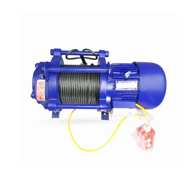 

Portable 220V Electric Winch Hoist Lifting Machine Aluminum Shell For Household Construction And Cranes