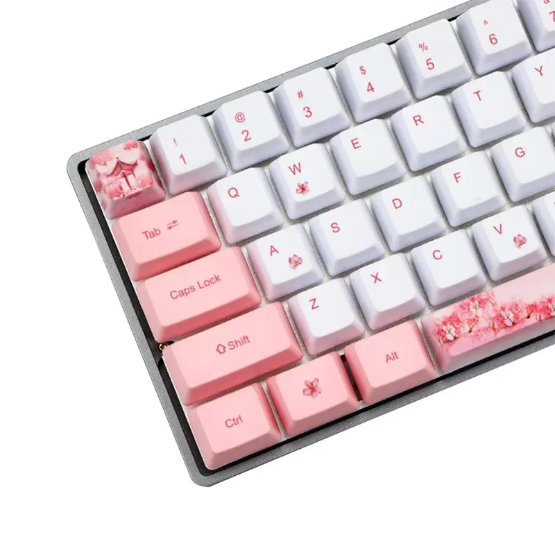 Bàn phím PBT Keycap Dye-Sublimation Bàn phím Keycap dễ thương
