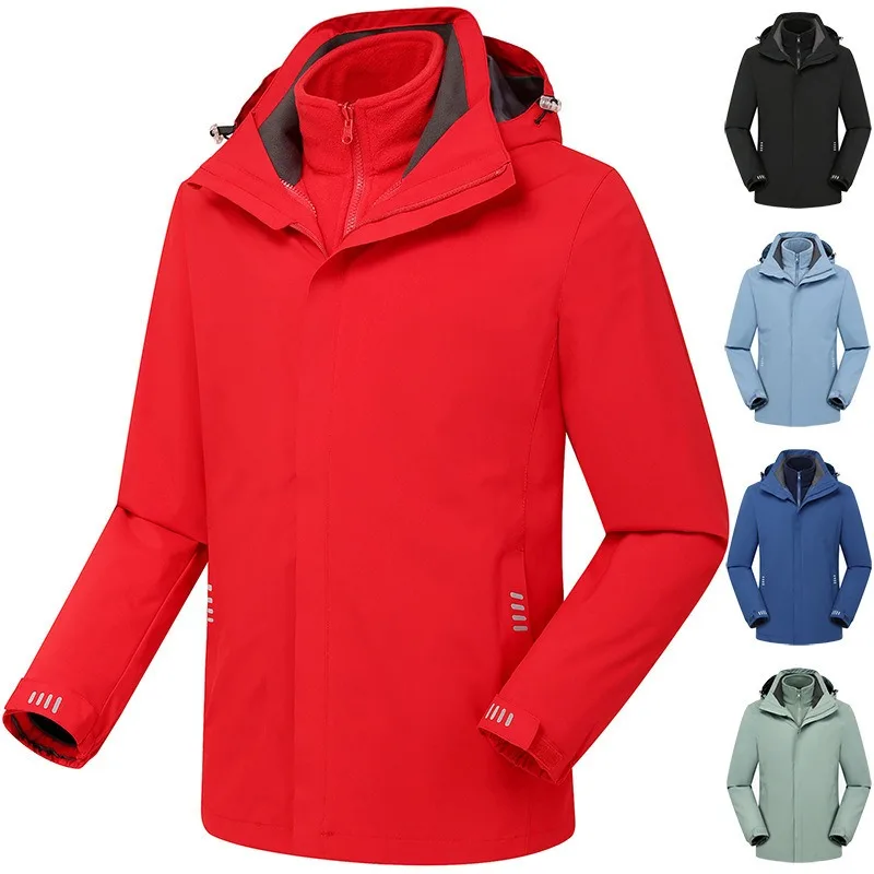 

Men's Mountain Climbing Jacket with Warmth and Inner Lining Casual Outdoor Fishing Hiking Cycling Camping Men's Travel Jacket