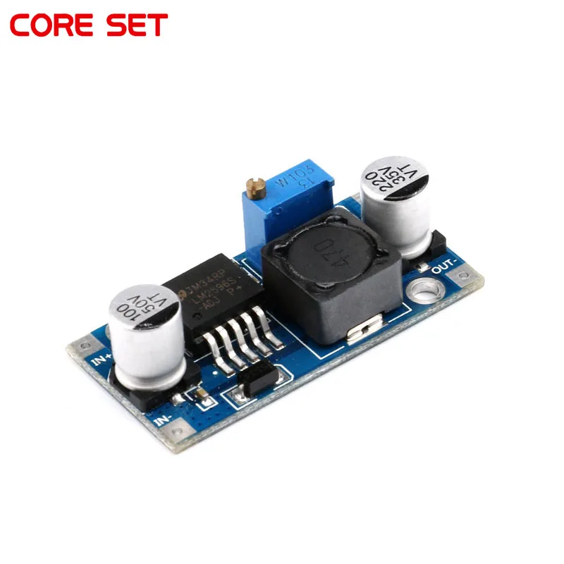 LM2596S-ADJ 3-40V DC-DC adjustable step-down Voltage regulator power supply MODULE BOARD 3A Buck Converter LM2596s LM2596