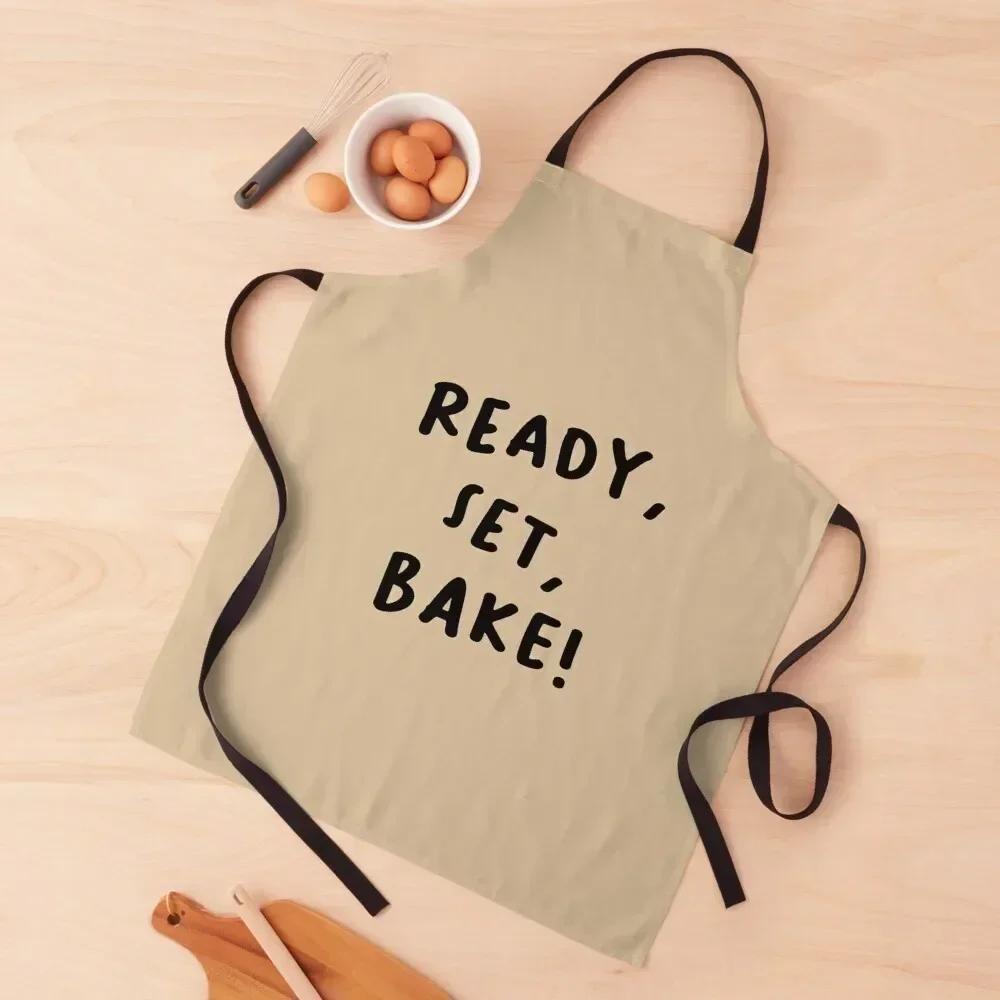 

Ready set bake! great british bake off Apron For Hairdresser Kitchen Utensils Apron