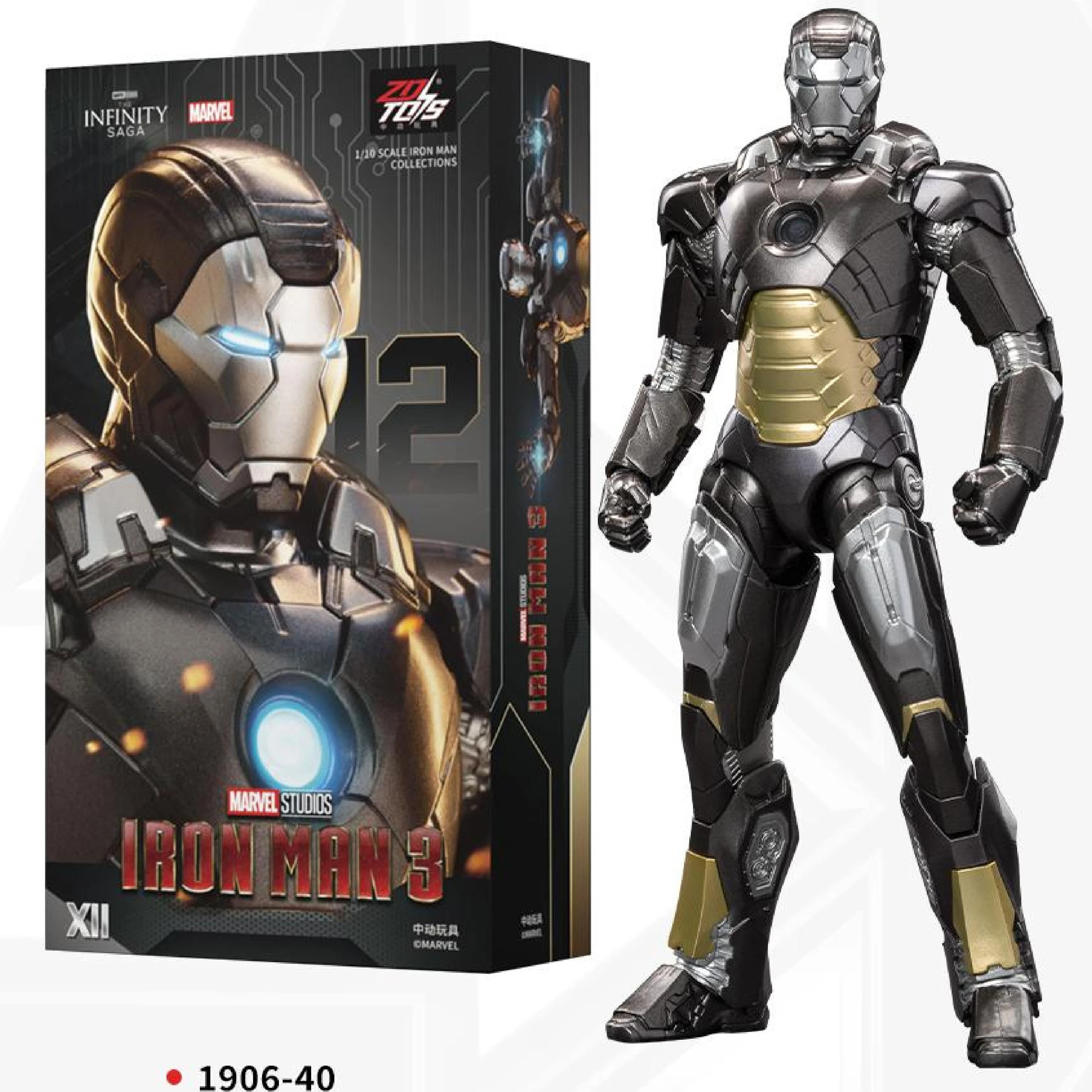 ZD Giocattoli Iron Man Action Figure Mark 35 Red Snapper Iron Man MK 24 MK 22 MK 47 Tony Stark Ironman Figura Azione Raccogliere Giocattolo Regalo