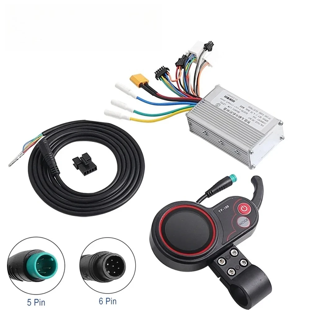 

For Kugoo M4 Electric Scooter 36V 16A Brushless Intelligent Motor TF100 5pin 6pin Dashboard Controller Display Parts
