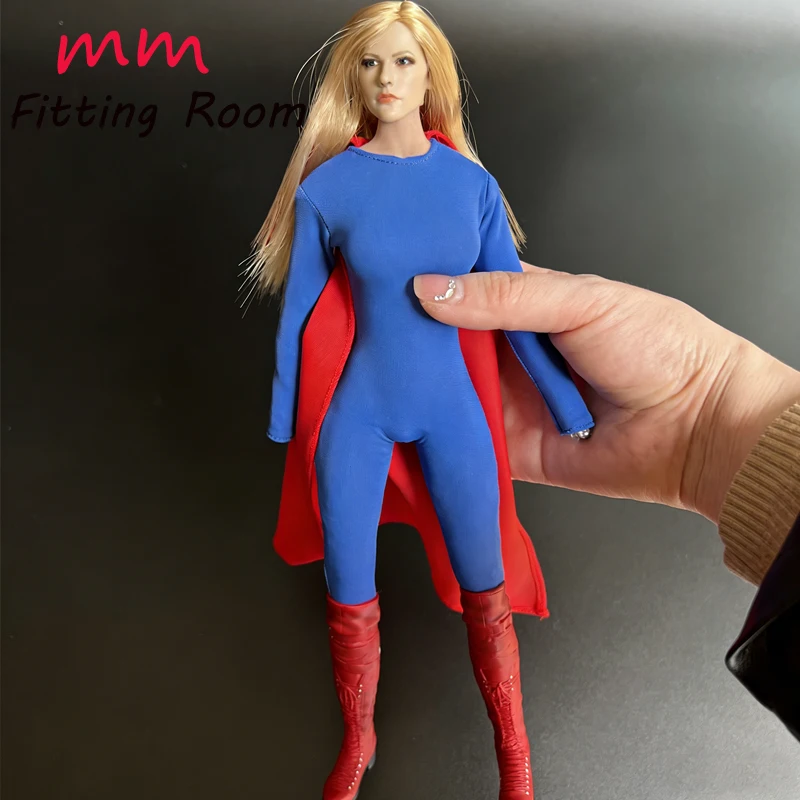 

Женская фигурка в масштабе 1/6 ‌ Синий мужской комбинезон-боди с накидкой, подходит для 12-дюймовых фигурок, аксессуары для кукол