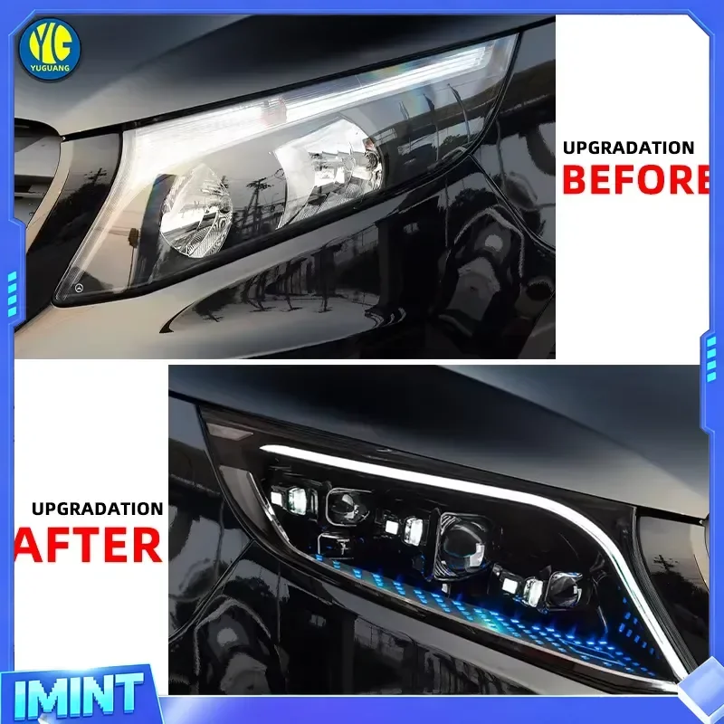 YU GUANG for High Quality Head Lamps for Vito W447 2016 2024 Para Autos Upgrade W223 Style Head Light