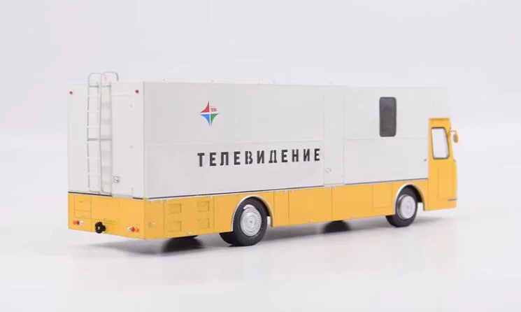 Rare 1:43 Television in the Soviet Union TV relay vehicle model PTS-CT SEMDSB004  Finished product collection model