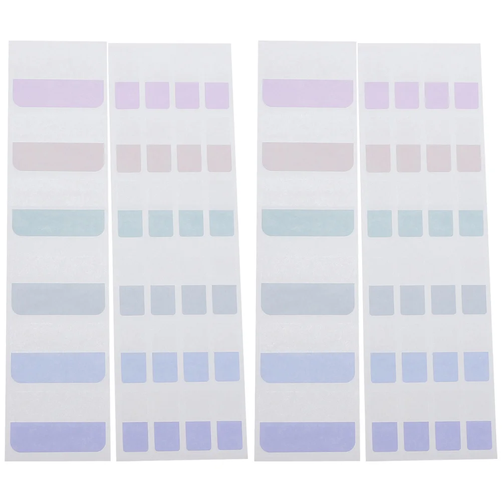 

600pcs Sticky Tabs For Notebooks Reusable Colored Page Markers Long Lasting Adhesive Index Tabs Book Reading Organizer Notepad