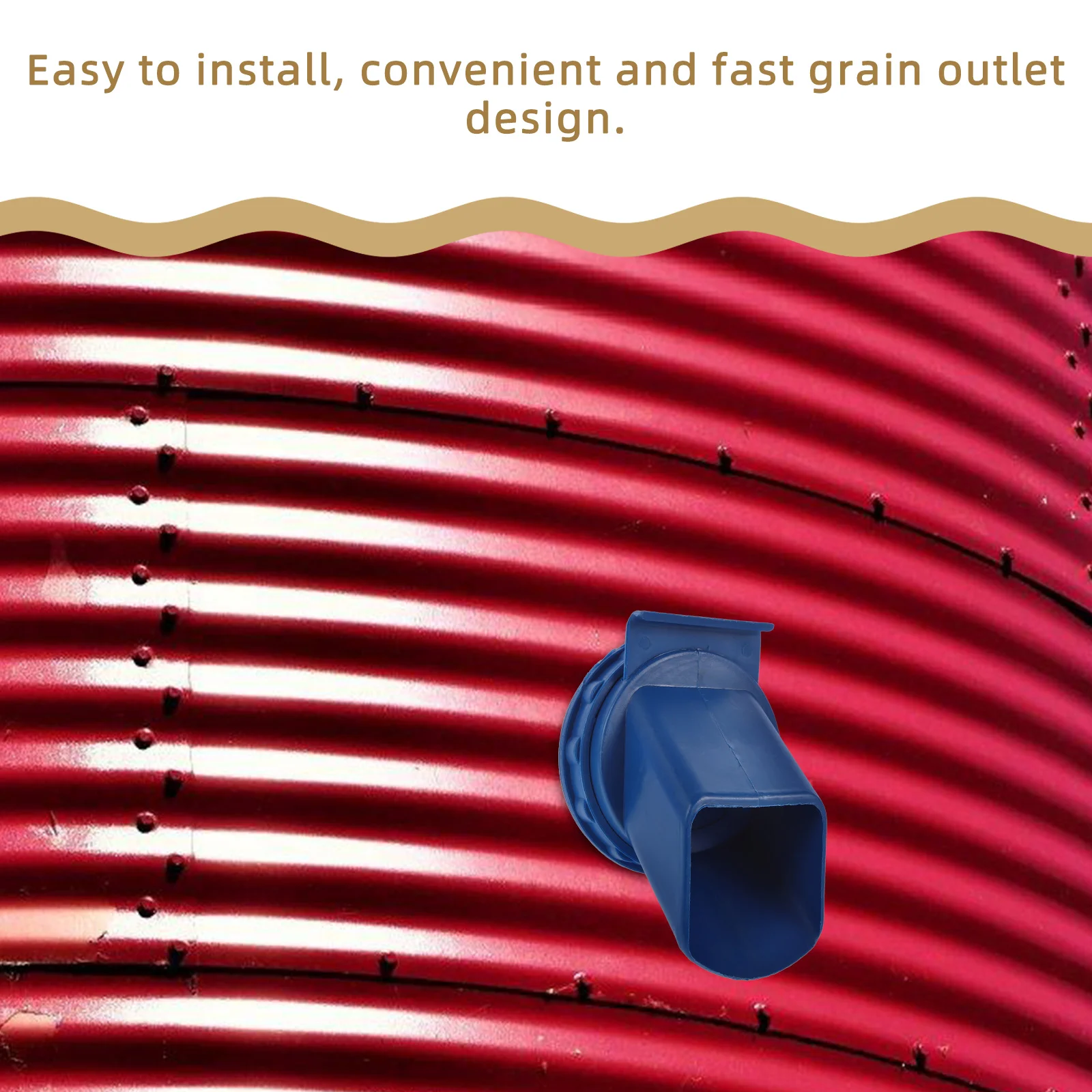 

Bin Outlet 11cm Diameter Plastic Storage Accessory Large Rice Barrel Entry Part Container Holder Grain ContainerOutlet Household