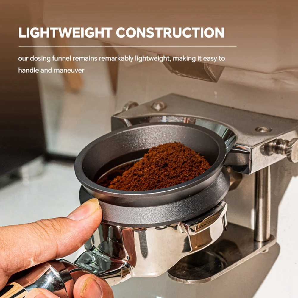 Universal Magnetic Powder Ring Smart Dosage Ring For Brewing Bowl Coffee Powder Handle Espresso