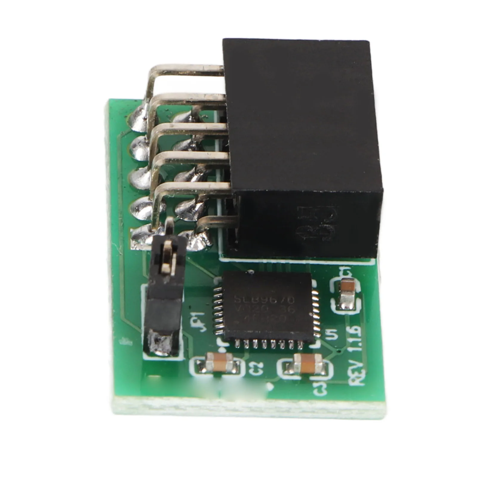 وحدة TPM 2.0 10Pin SPI 3.3V 9670 شرائح لوحدة الأمان المستقرة عالية الأمان SuperMicro