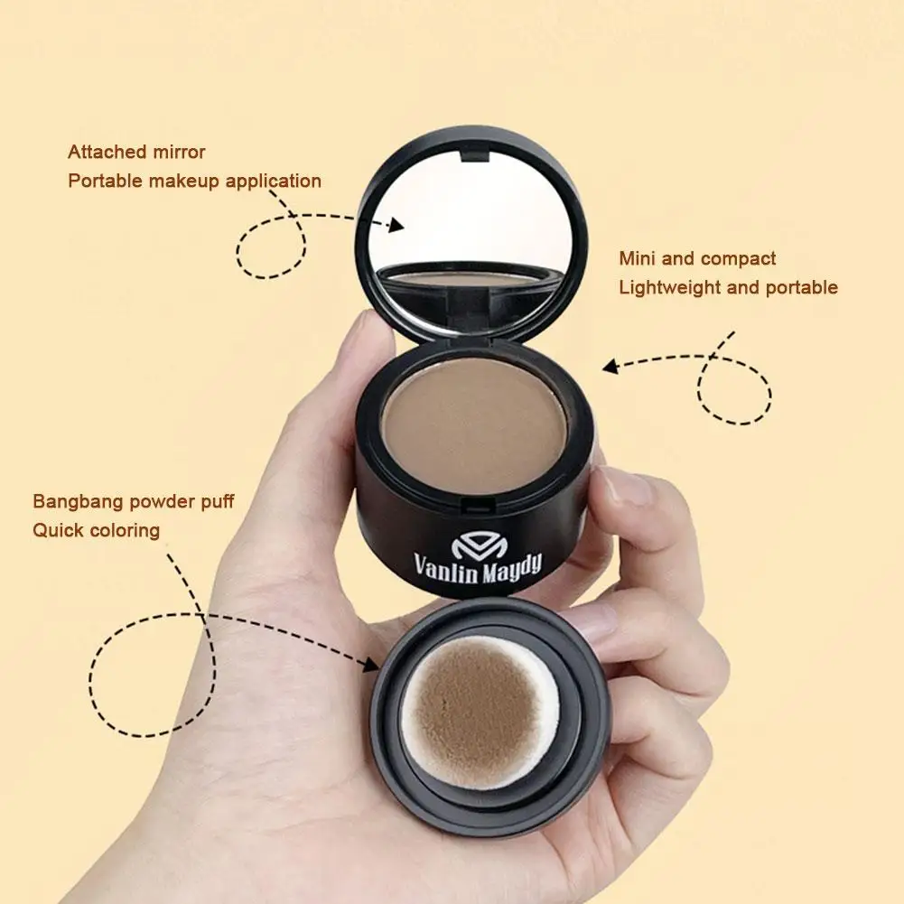 1PC Hairline Repair Filling Powder With Puff Sevich Line Pang Makeup Forehead Hair Powder Thin Shadow Powder Fluffy Conceal S1Z4