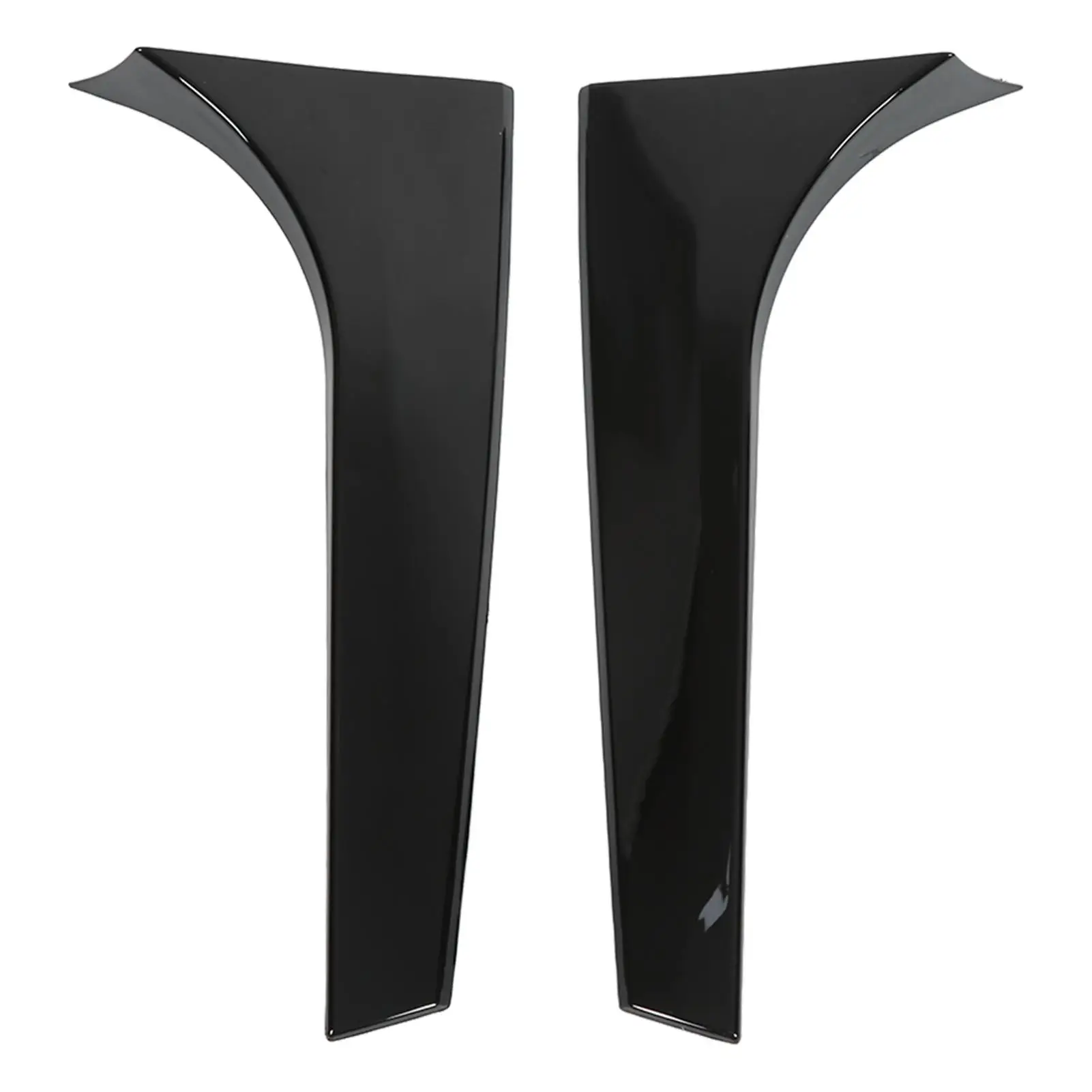 

Rear Window Side Spoiler Rear Side Wing Trim ABS Left Right Anti Scratch Wear Resistant Fadeless for car