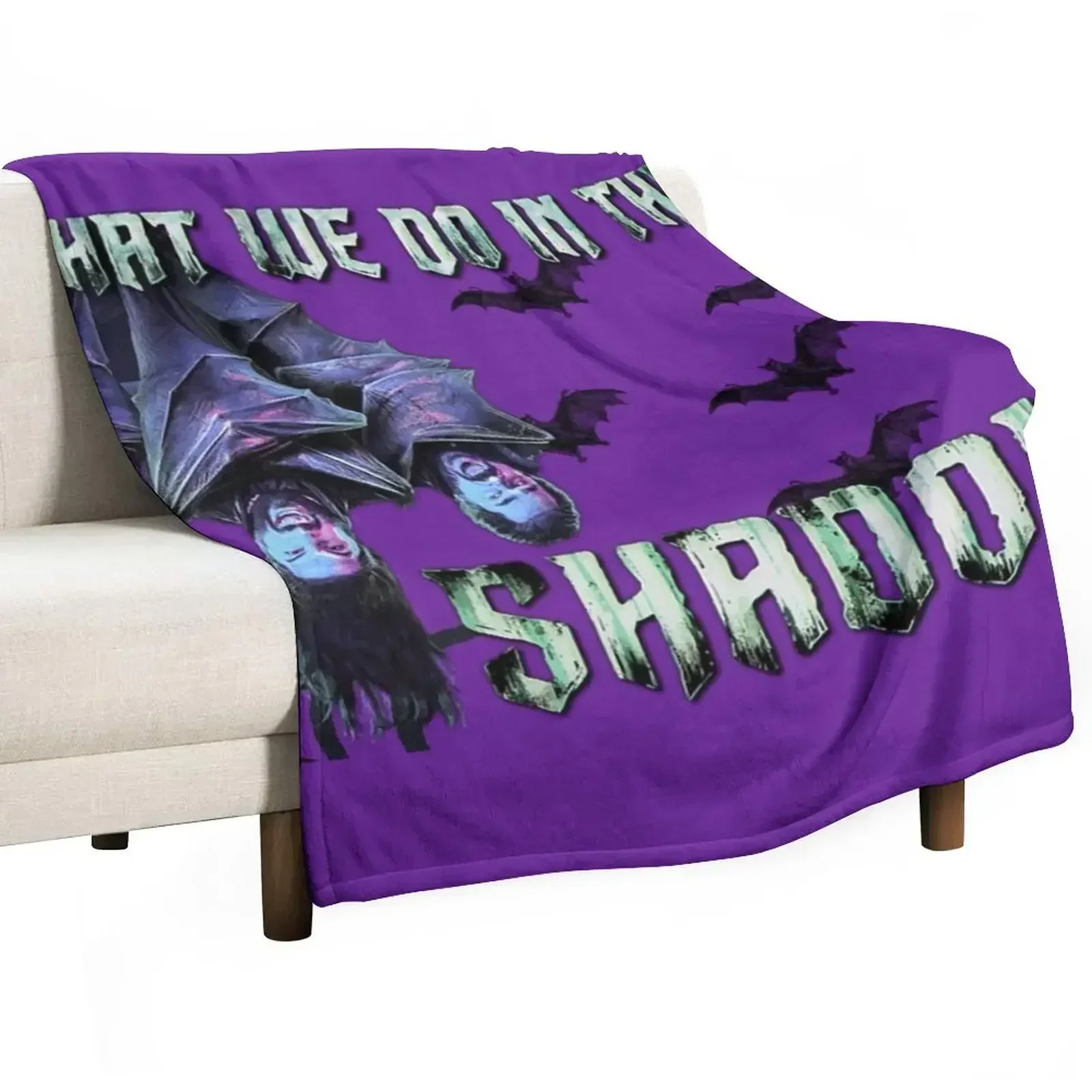 

What We Do In The Shadows Throw Blanket Hairys Luxury Brand Blankets