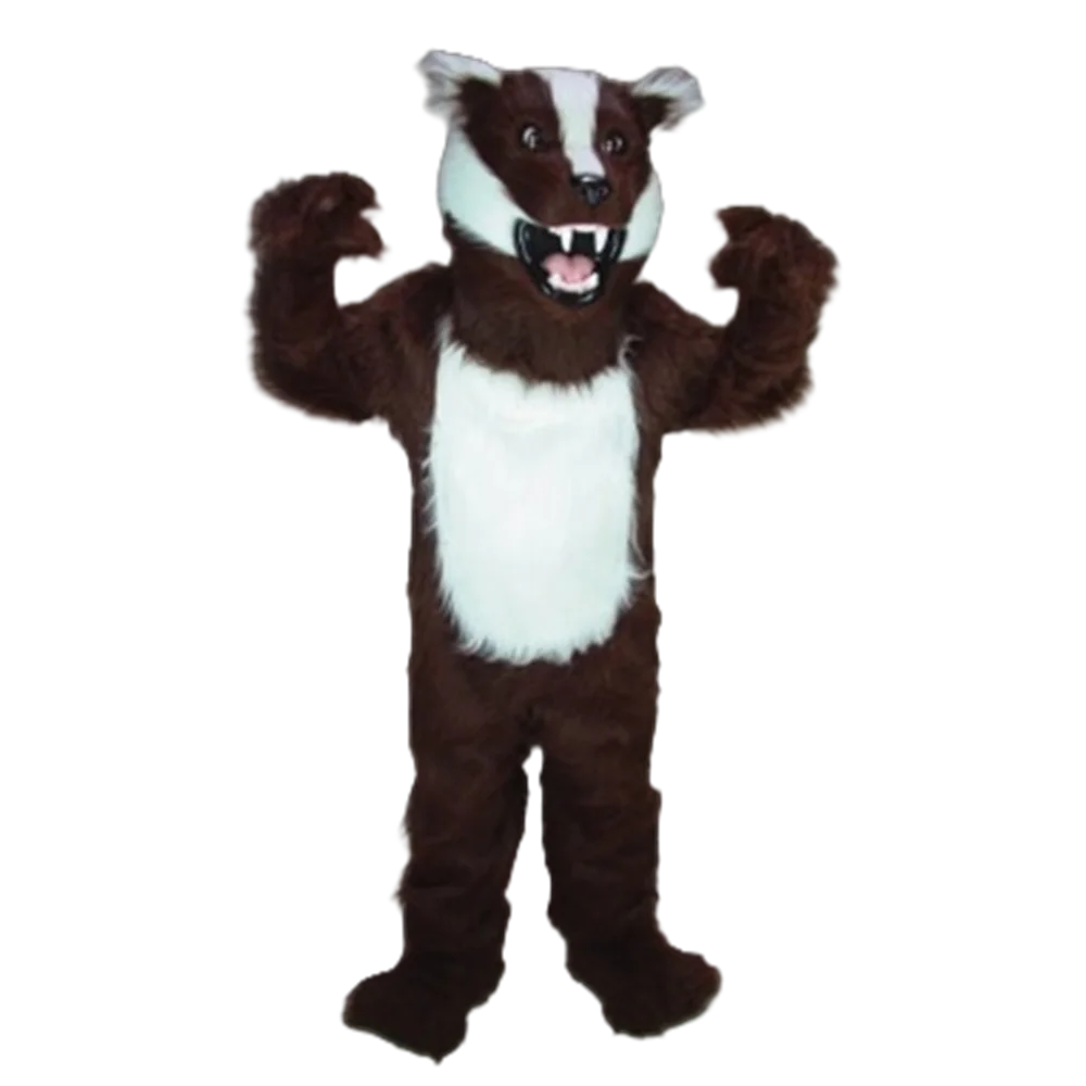 Forest Animal Mascot Badger Mascot Costume Adult Size Cartoon Character Carnival Party Outfit Suit Fancy Dress SW851