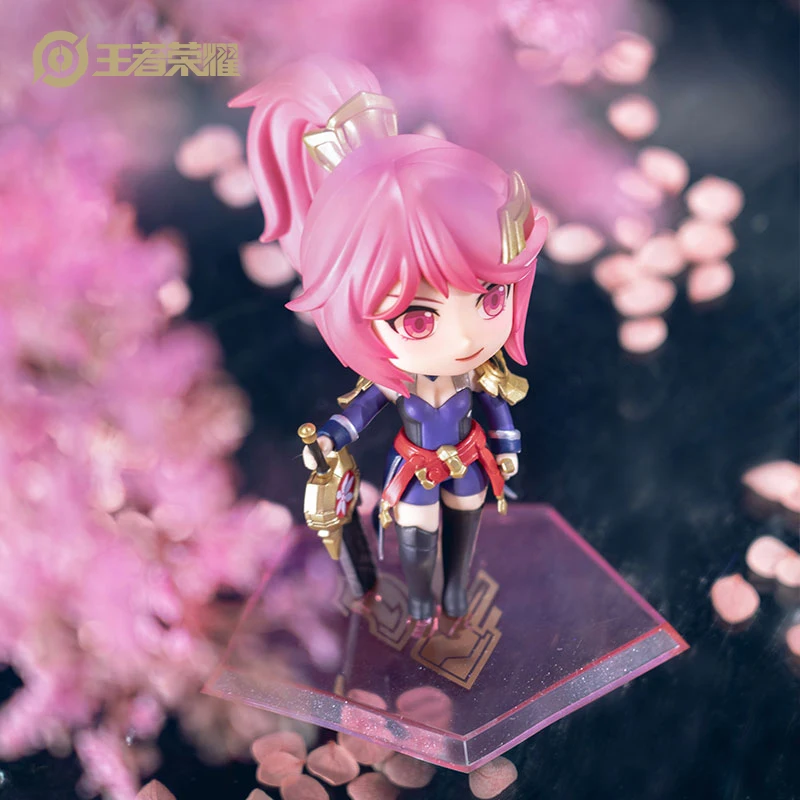 

Kings of Glory Legendary Blade Hua Mulan Q Version Game Anime Character Peripheral Decoration Dolls Anime Character Toys