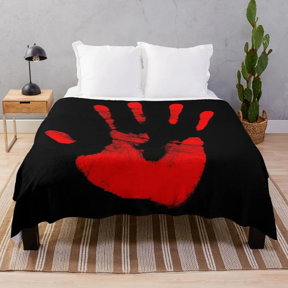 

Red Right Hand Throw Blanket Stuffeds Furry sofa bed manga Blankets