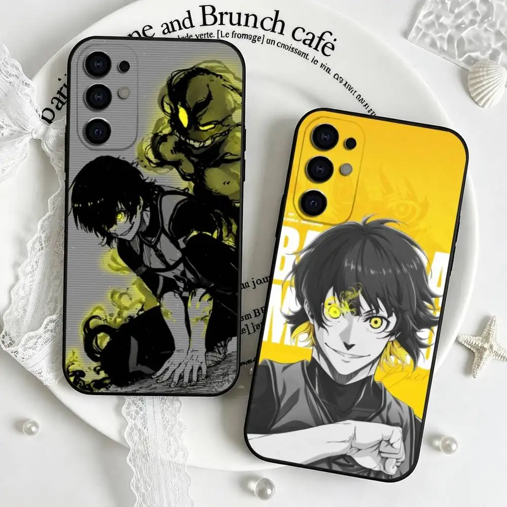 Blues Locks-es Meguru Bachira Phone Case For Samsung S25,S24,S21,S22,S23,S30,Ultra,S20,Plus,Fe,Lite,Note,10,Black Cover