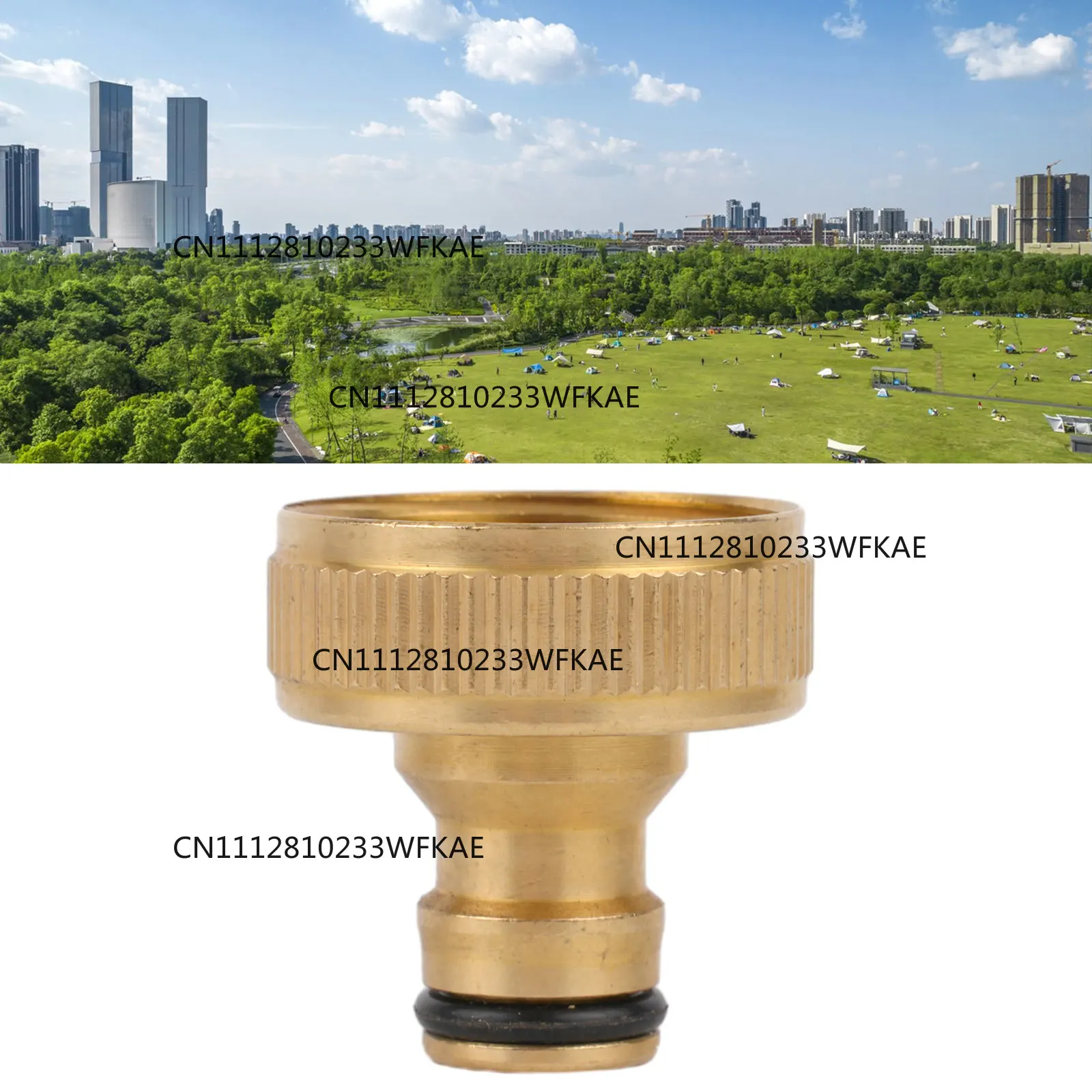 2pcs  1inch BSPF Brass Fitting Hose Tap Pipe Connector Garden Car Wash Water Gun Pipe Joint Faucet Adapter view 4