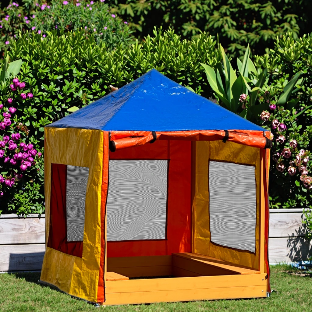 Kids Outdoor Sandbox - Kids Wooden Sandbox Outdoor Sand Pit