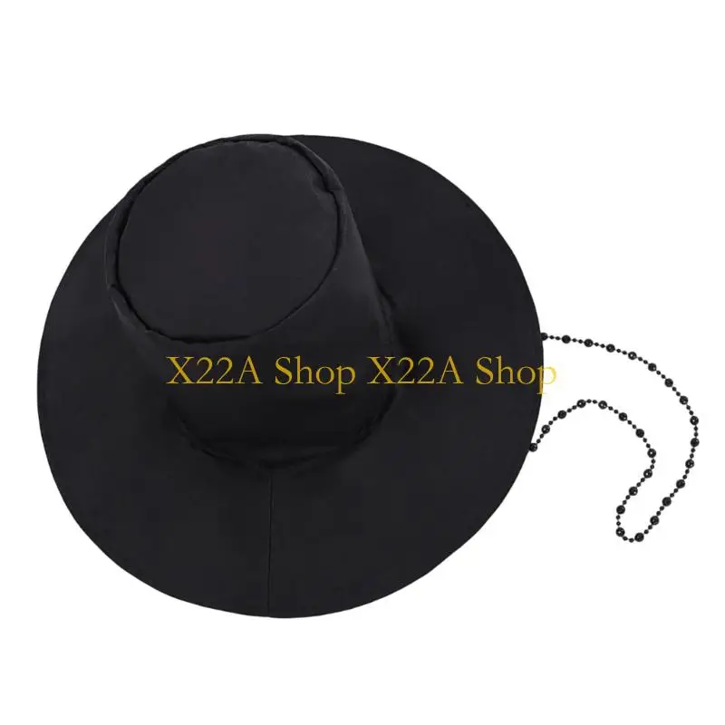 Unique Breathable Unisex Wide Brims Hat Adjustable Headbands Portable Design Perfect For Traveler and Fashion Enthusiasts