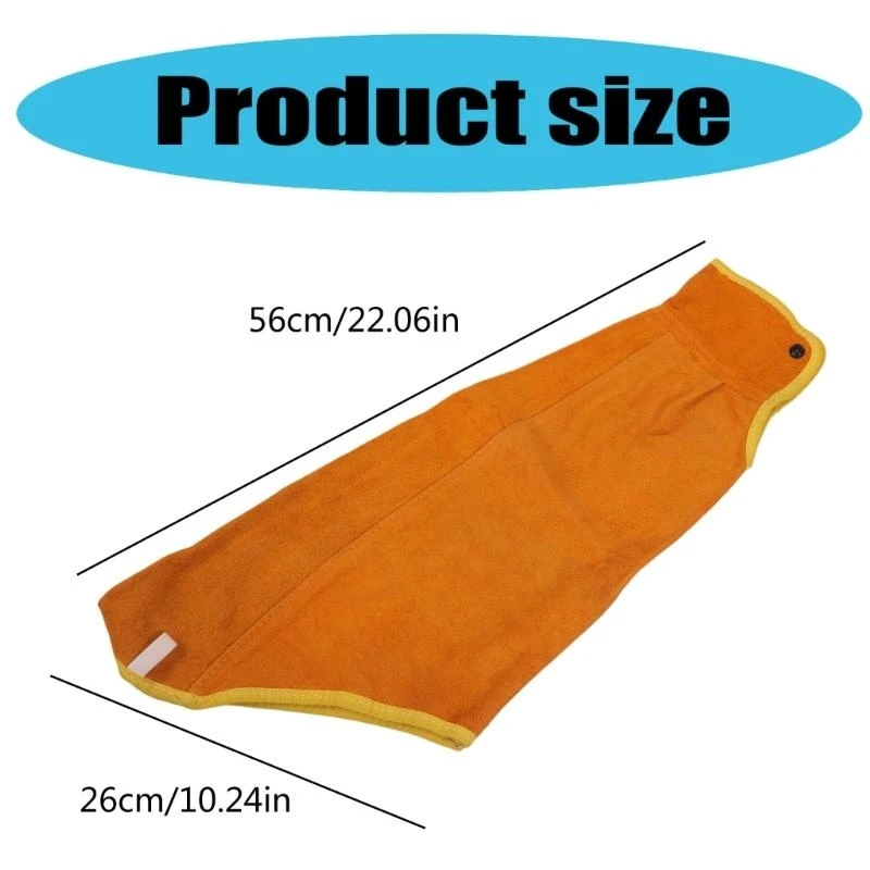 Tay thợ hàn để bảo vệ Tay áo bằng da chống cháy cho bếp củi Campfir