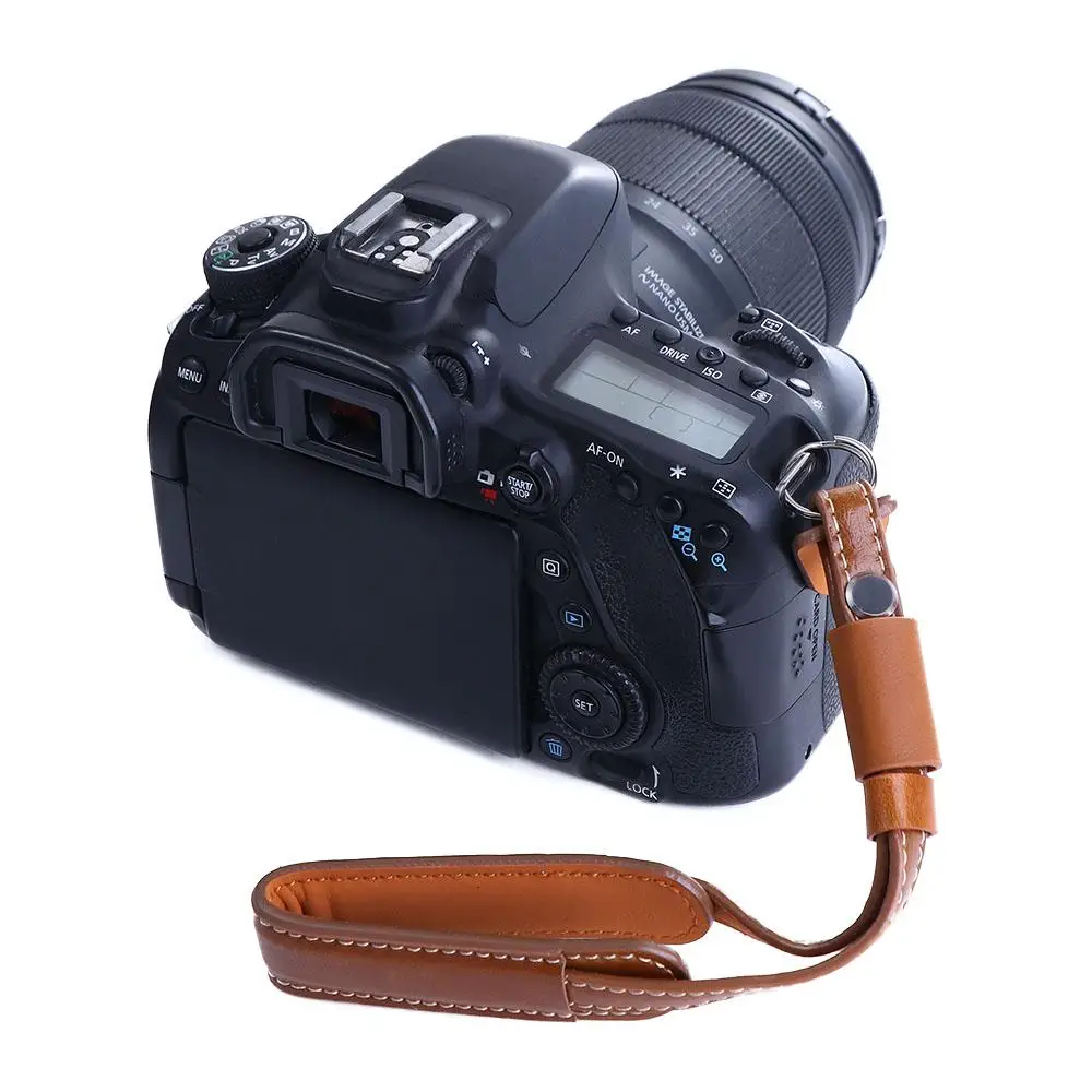 Photographic Equipment Camera Wrist Belt Anti-lost Rope Camera Strap Camera Hand Strap Camera Wrist Strap PU Leather Lanyard