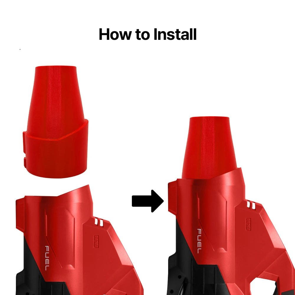 Stubby Nozzle Compatible with Milwaukee M18 Blower Compact Air Blower Attachment Only Nozzle Not Blower